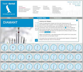 Frank Dental Webauftritt