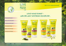 Love your Planet Webauftritt